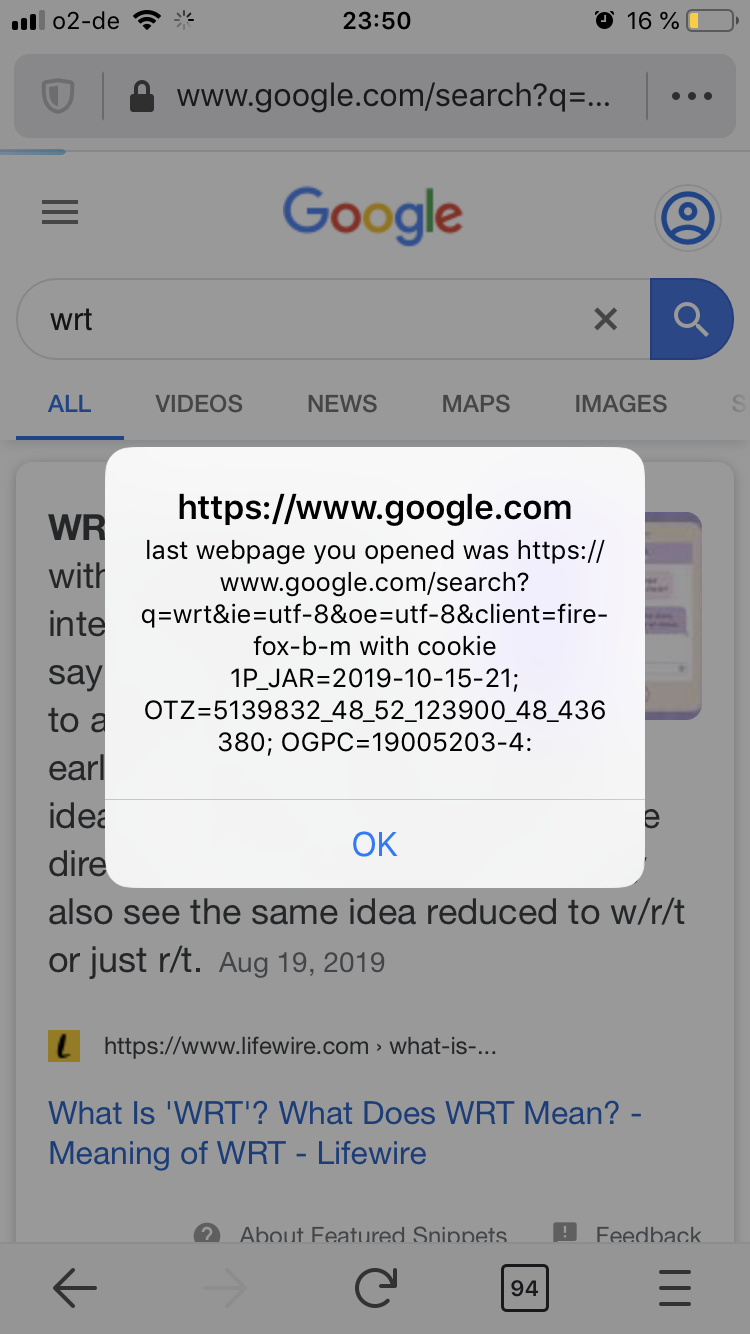 CVE-2019-17004—Semi Universal XSS affecting Firefox for iOS